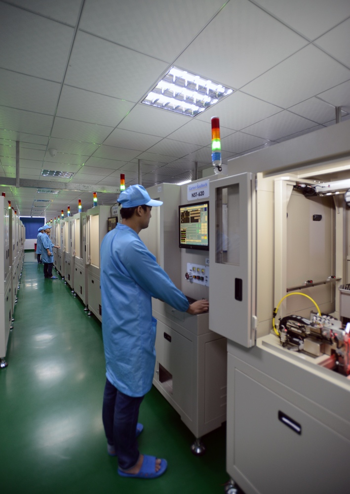 深圳LED生产工厂图-卓越微